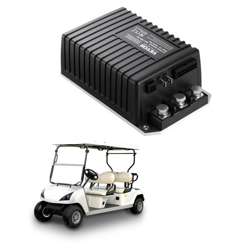 Golf Cart Speed Controller, 48V & 250A, DC Motor Controller Replacement for 2000-2008 Club Car Golf Carts, IP65 Rated Protection, Aluminum Alloy & ABS Housing, Compatible with 1510A-5251 Models