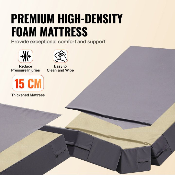 Premium 5 Function Full Electric Hospital Bed with Cardiac Position 249.5 kg