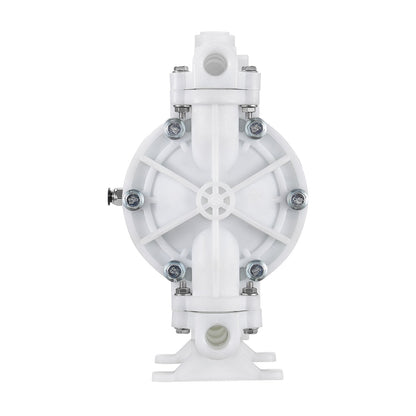 Luftdriven dubbelmembranpump, max 16,66 l/min, standard inlopps- och utloppsluft, pneumatisk spilloljeöverföringspump, polypropylenhus, dubbla membran, för diesel, fett, fotogen, bensin