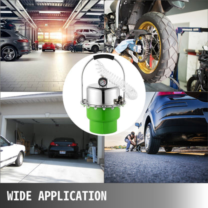 Pneumatic Air Pressure Bleeder, Brake Pressure Bleeding Tool Portable Brake and Clutch Bleeder Valve System Kit Garage Workshop Mechanics Brake Oil and Fluid Extractor Bleeder Tool