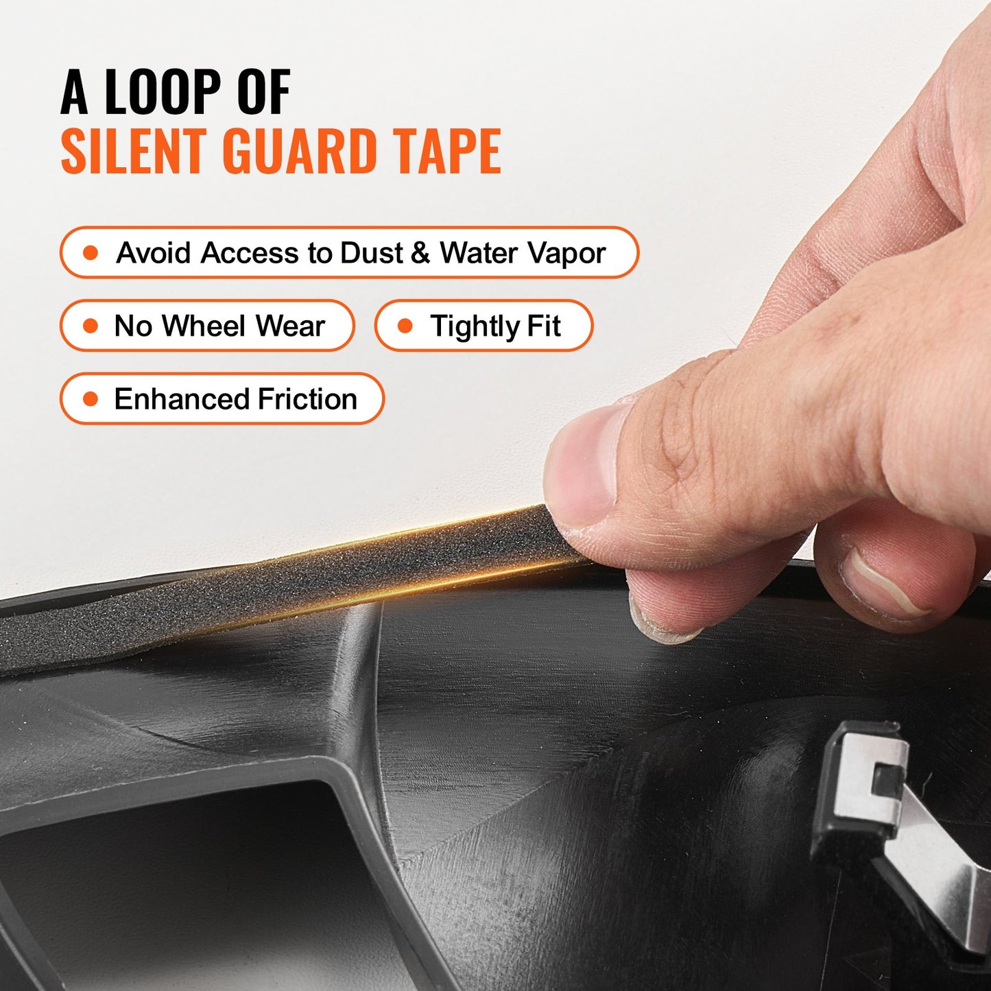 Wheel Rim Cover Hubcaps, 19 in, 2021-2023 Model Y Fully Fit Hubcap with Snap, Guard Tape & Valve Nozzle Hole, ABS & PC Hubcap with High Rigidity & Less Wind Drag, Fits for All Weather Use