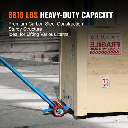 Pallet Buster, 60-Inch Handle, 8818 lbs Weight Capacity, Q235 Carbon Steel, Heavy Duty Deck Wrecker Demolition Wood Pallet Tool Breaker Pry Bar Puller for Efficient and Effortless Board Removal