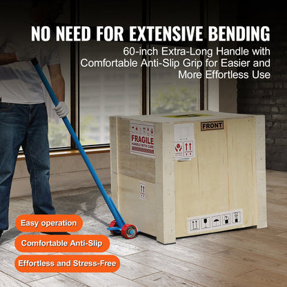 Pallbrytare, 60-tums handtag, 3600 kg viktkapacitet, Q235 kolstål, kraftig däckbrytare, rivningsverktyg för träpallar, brytare, brytstångsavdragare för effektiv och enkel borttagning av brädor