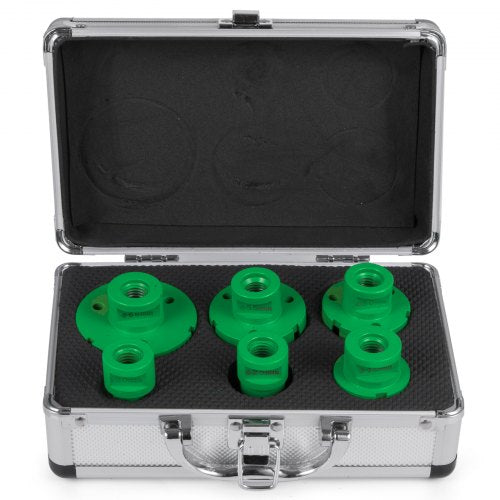 6 delar diamanthålsågssats diamantborrkärnor, M14 20/35/38/43/50/60 mm hålsågsborr, M14 gänga punktexakt borrning för kakel keramisk granit