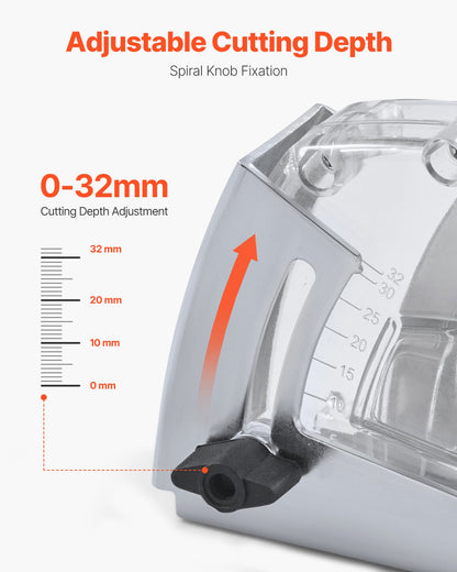 Skärdammhölje för vinkelslipmaskiner, universellt 4-5 tums vinkelslipdammhölje med 6 klämbrickor och 5 tums diamantslipkoppskiva, justerbart skärdjup, anslutning till dammsugare