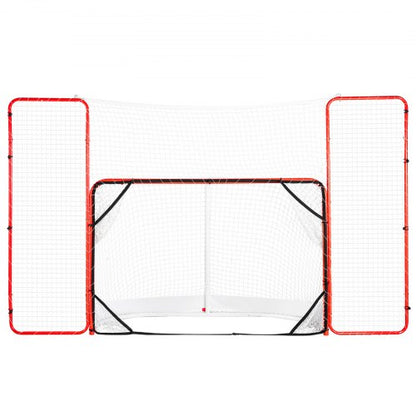 Hockeymål med stopp och måltavlor Street Outdoor stålhockeynät 182,9 cm
