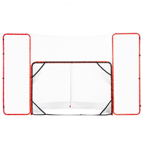 Hockey Goal with Backstop and Targets Street Outdoor Steel Hockey Net 182.9 cm
