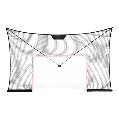 Hockey Goal Backstop Net Street Hockey Sport Target Netting Outdoor 3.7x2.1 m