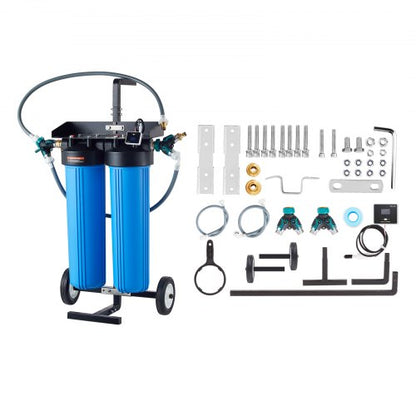 Deionized Water System for Car Wash, Premium Water Deionizer For Car Washing with Integrated TDS Meter, Spotless Water Spot Remover Filter with Dual Outlet Mode, Fit for Cars/RVs/Motorcycles