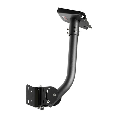 Starlink Gen 3 Mount, Adjustable Angle Wall Mounting Standard Gen 3 Pipe Kit, Heavy-Duty Steel Long Starlink Pole Adapter, Compatible with Gen3 and V3, Easy to Assembly, Black