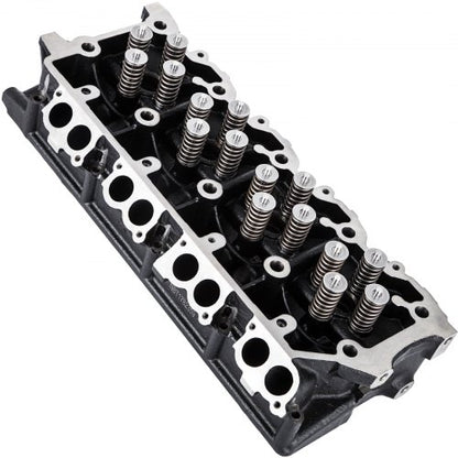 Cylinder Head Assembled, Engine Cylinder Head Assembly Replacement 6.4L, Cast Iron Cylinder Head Fit for 08-10 Ford F250 F350 F450 F550