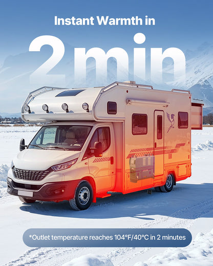 Diesel Heater, 12-24V 8KW, All in One Portable Diesel Air Heater with Remote Control and LCD Screen, Fast Heating Low Noise, 5 L Fuel Tank for Vehicles, Vans, RVs, Campers, and Trucks