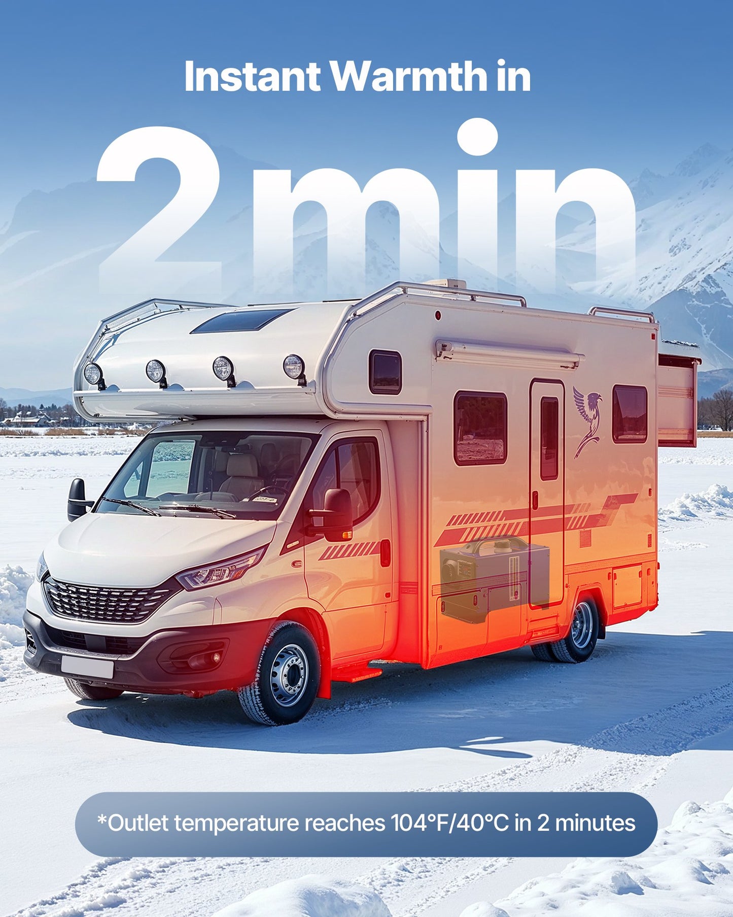 Diesel Heater, 12-24V 8KW, All in One Portable Diesel Air Heater with Remote Control and LCD Display, Fast Heating Low Noise, 5 L Fuel Tank for Vehicles, RVs, Vans, Tractors and Trucks