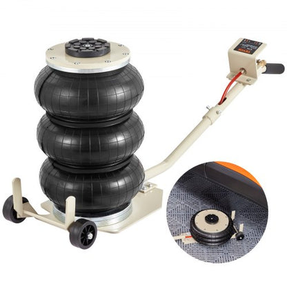 Triple Bag Air Jack 3 Ton/6600 lbs Pneumatic Jack for Car SUV Lifting