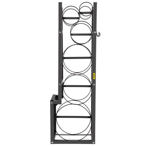 Refrigerant Tank Rack with 1x50lb, 2x30lb and 3 Small Bottles Cylinder Tank Rack, 48.5x15x11 inch Refrigerant Cylinder Rack Gas Cylinder Racks and Holders for Gas Oxygen Nitrogen Storage
