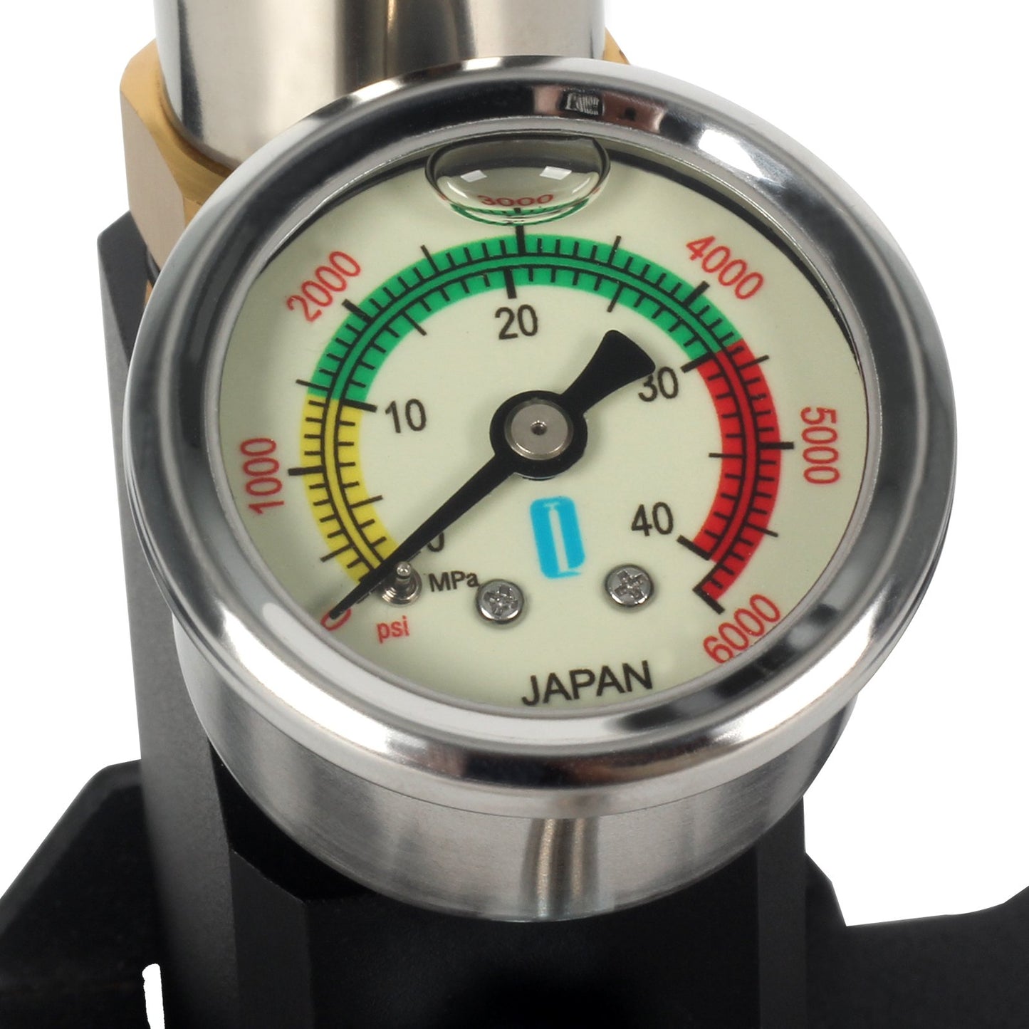 3-stegs handpump för stigbygel 4500 psi (0-30 MPa) luftgevärspump gevärspåfyllning stigbygelladdare PCP handpump luftgevär med högkvalitativt 301 rostfritt stål