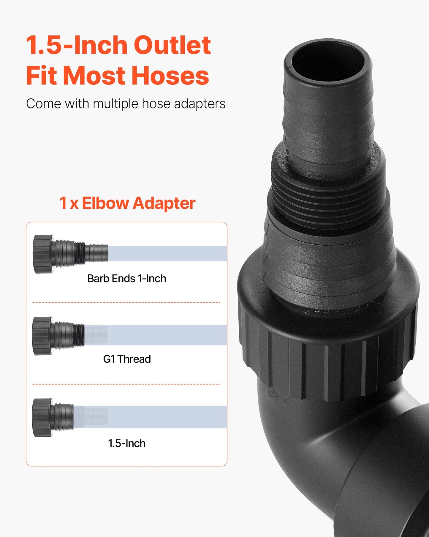 710W dränkbar sumppump, 20000 l/h, dränkbar avloppspump i rostfritt stål för smutsigt rent vatten med automatisk flottörbrytare, lång sladd, 9 m maxlyft, för pooler, trädgård, dammar, översvämmade områden