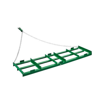 Drag Harrow, 6 ft Heavy Duty Tow Behind Drag Harrow with Adjustable Bars & 72 in Chain, Driveway Grader Landscape Rake for ATV, UTV, Tractor, Mower Tow Behind Yard Lawn Leveling Tool