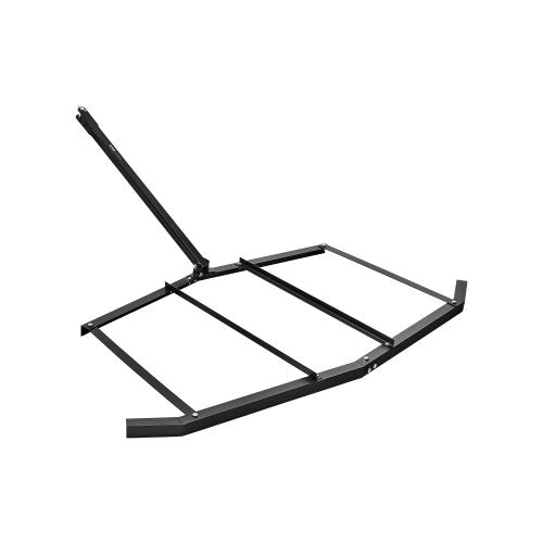 Dragharv, 72" bred bogsering bakom dragharv, Q235 stålväghyvel för uppfart med sprintliknande dragkrok, uppfartstraktor grusjämn uppfartväghyvel för ATV, UTV, trädgårdstraktorer