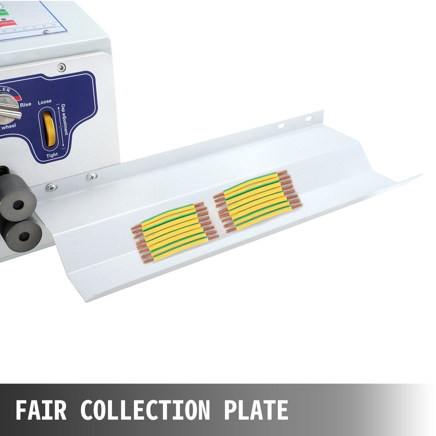 Automatisk avisoleringsmaskin 300V, datoriserad avisolerings- och skalningsmaskin, avisoleringsverktyg med riktare och uppsamlingsplatta för 0,1-10 kvadratmillimeter trådar