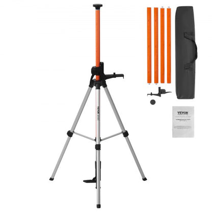 Laser Level Tripod 10.2 cm-20 & 20.3 cm-11 Thread 1040-3400 mm Height Adjust