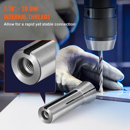 13 pcs Precision R8 Collet Set, 1/8" - 7/8", 45# Mill Collet Chuck 0.0012"/30μm TIR with 13 Labeled Storage Boxes, for Milling Machine Drill Presses Boring Machine Machining Center