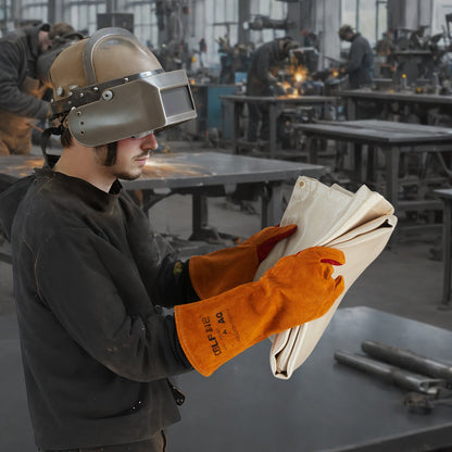 48"x72" svetsfiltar värmebehandlade glasfibersvetsmattaöverdrag 2-pack