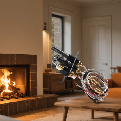 Gaspilotenhet, OE 69L17, 69L1701, 904405, J4117, 108084-02 Gaspilotmonteringssats för eldstad, utbyte av naturgaständning, kompatibel med Lennox-, Superior- och Astria-modeller, svart