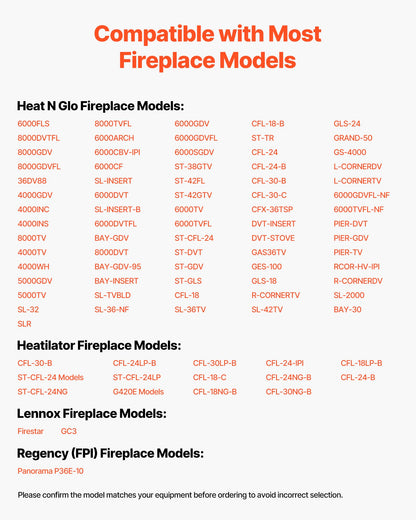 Gaspilotenhet, OE 446-512A, HSRV 446-512A, SRV 446-512A Monteringssats för gaspilot för eldstad, utbyte av naturgaständning, kompatibel med Heat &amp; Glo, Heatilator, Lennox, Regency-modeller
