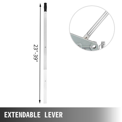 Wire Rope Puller 1.6T/1587.6 kg Capacity Hand Winch Rope 2499.4 cm Grip Puller Manual Wire Rope Puller Heavy Duty Wire Rope Grip Puller Hoist Pulling Towing Equipment for Indoor and Outdoor Use