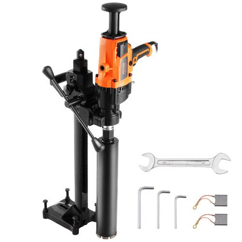 Core Drill Machine 2.03-18 cm Dia 2600W Handheld and Stand Core Drill Rig