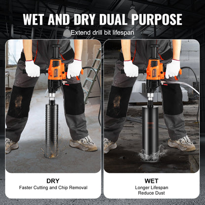 Core Drill Machine 2.03-16 cm Dia 2000W Handheld Core Drill Rig for Mixing