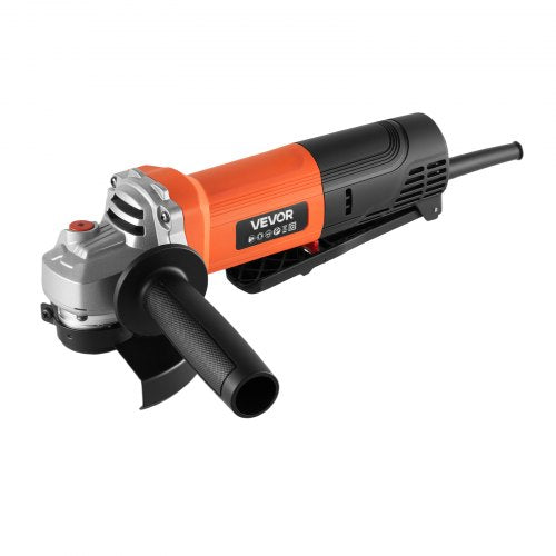 Angle Grinder, 114.3mm Electric Grinder Power Tool, 4.5Amps 12000RPM High-Speed Corded Angle Grinders with Adjustable Dust Guard for Metal Grinding, Cutting, Rust Removal (Disc Not Included)