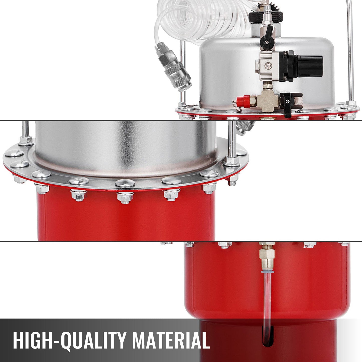 Bestauto Pneumatic Air Pressure Bleeder Tool Kit Brake Bleeding Garage Workshop Mechanics