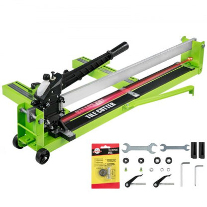 39-Inch Tile Cutter Manual Tile Score Cutter, with Tungsten Carbide Scoring Wheel Professional Vinyl Plank Cutter, Adjustable Laser Guide for Precision Cutting Porcelain Ceramic Floor Tiles