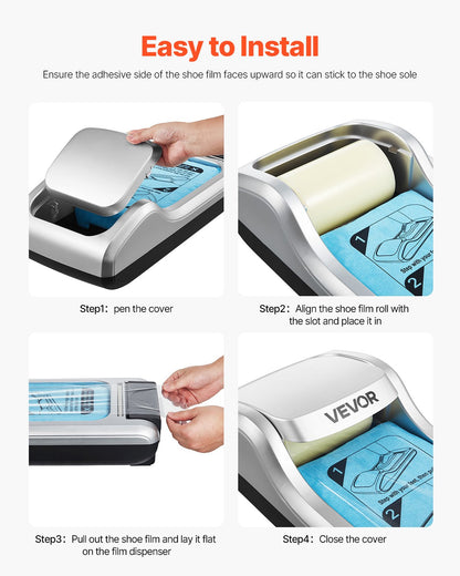 Shoe Cover Machine Automatic Shoe Cover Dispenser Fits Up to US 11 / EU 44