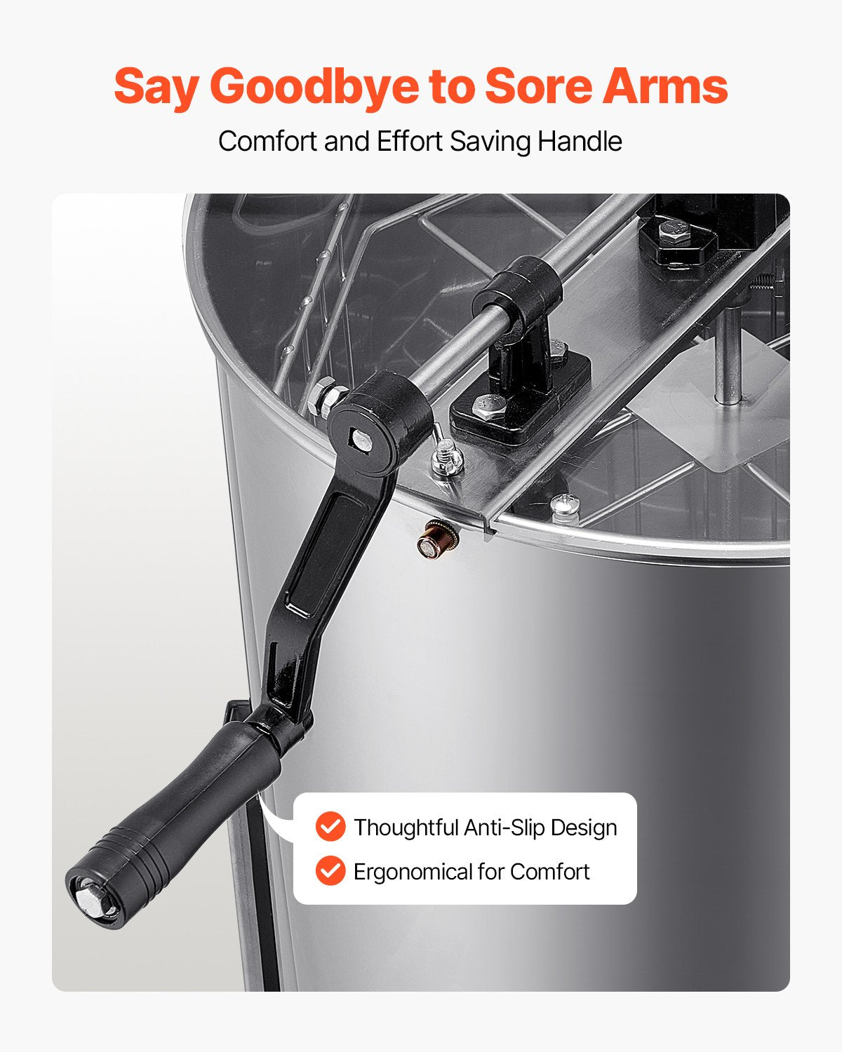 Honungsextraktor, 4/8-rams manuell honungsspinner med transparent lock, rostfri honungskaketrumspinner med höjdjusterbart stativ, honungskakeextraktionsutrustning för biodling