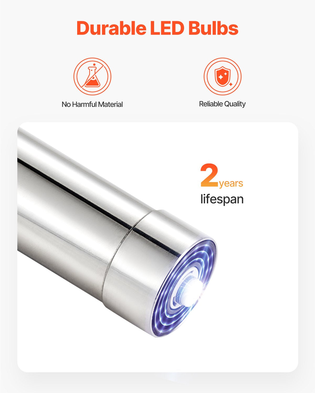 UV-vattenrenare, 8W 1GPM, 220V mångsidigt ultraviolett vattenrenarfilter med hölje i rostfritt stål, UV-vattenfilter för hela huset med kvartshylsa, lämplig för dusch/drickande/rengöring