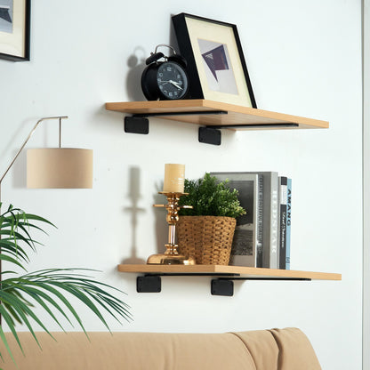 Hyllkonsol, 30 cm L x 10 cm B x 4 cm H, 6 st., kraftiga flytande hyllkonsoler, hyllkonsoler, 5 mm tjock mattsvart L-hyllkonsol, stålhyllkonsoler med 71 kg lastkapacitet