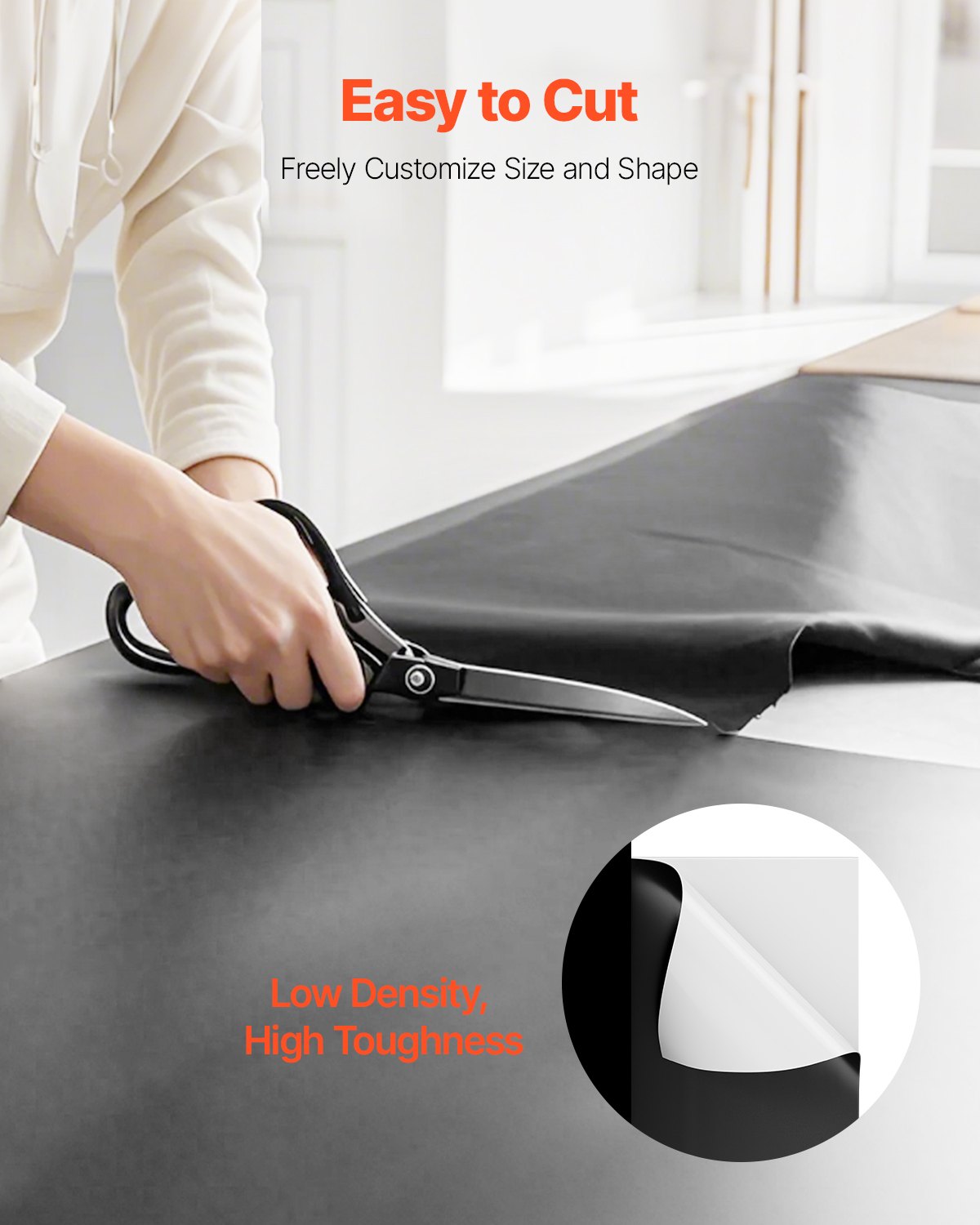 10 Mil Plastic Sheeting Heavy Duty 10' x 100', Thick Plastic Sheeting Roll, Plastic Drop Cloth Painters Tarp Covering for Crawl Space Vapor Barrier, Black and White Double-Sided, Multi-Purpose