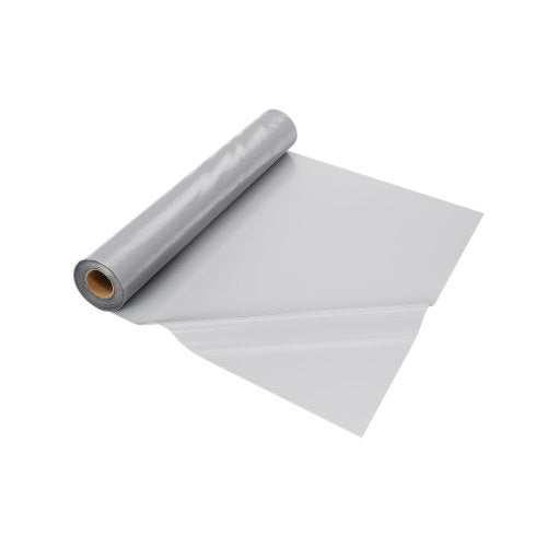 8Mil Plastic Sheeting, 6.5 x 164 FT Crawl Space Vapor Barrier, Heavy Duty Garden Polyethylene Sheeting Roll, Multi-Purpose Construction Plastic, Painters Tarp for Farm Plastic Supply Grey