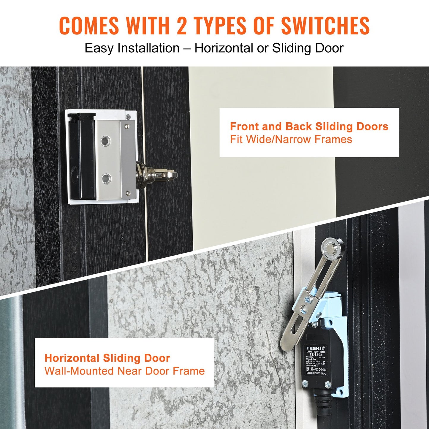 1.2m Commercial Indoor Air Curtain Super Power 2 Speeds 2038m³/h, UL Certified Wall Mounted Air Curtains for Doors, Indoor Over Door Fan with Heavy Duty Limit Switch, Easy-Install Unheated