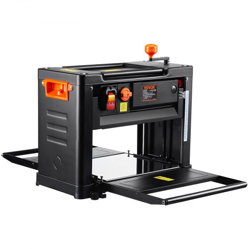 Thickness Planer, Two Speed, 33 cm Width Worktable Benchtop Planer, Three-Blade, 15-Amp 2000W Powerful Motor, 30.5 cm Extended Infeeding Table, Low Noise for both hard & soft wood material removal