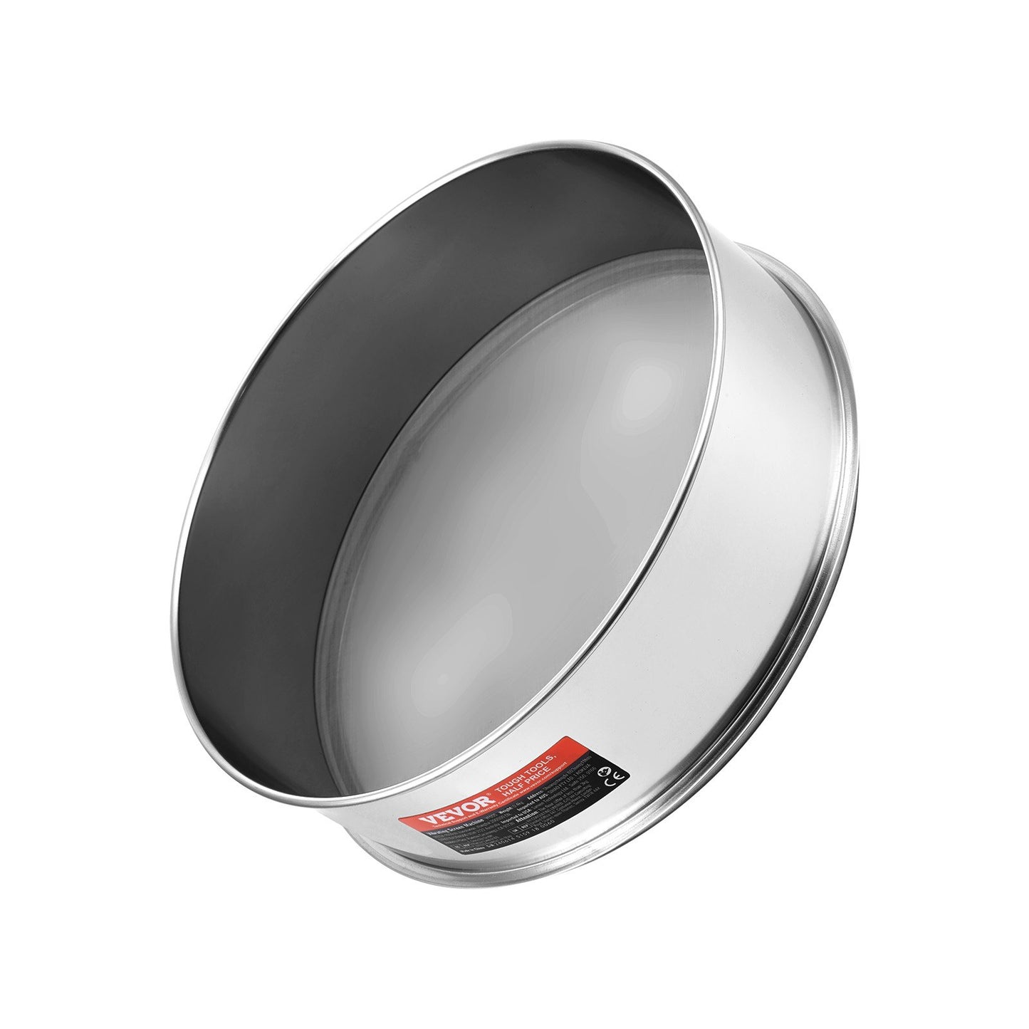 Flour Sieve Fine Mesh, 40 Mesh Flour Sifter, 304 Stainless Steel Fine Mesh Sifter Food-grade, Dia. 12.6" Fine Mesh Strainers for Baking, 5 Sizes Mesh hole for Mungbean, Rice, Flour, Pearl Powder