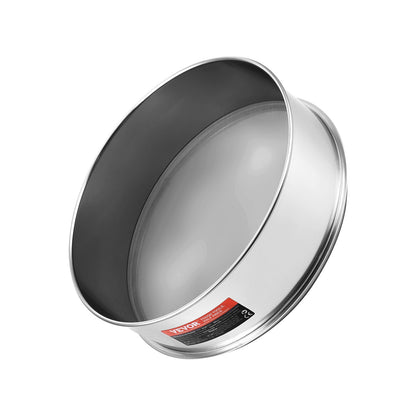 Flour Sieve Fine Mesh, 40 Mesh Flour Sifter, 304 Stainless Steel Fine Mesh Sifter Food-grade, Dia. 12.6" Fine Mesh Strainers for Baking, 5 Sizes Mesh hole for Mungbean, Rice, Flour, Pearl Powder