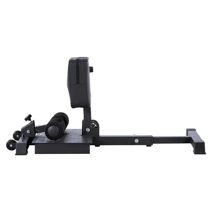 Sissy Squat Machine, Multifunktionell Djup Sissy Squat Bänk för Benmuskelträning, Enkel Uppställning &amp; Hopfällbar Core Midja &amp; Glute Träningsutrustning, Benträningsmaskin för Hemmagym, Svart