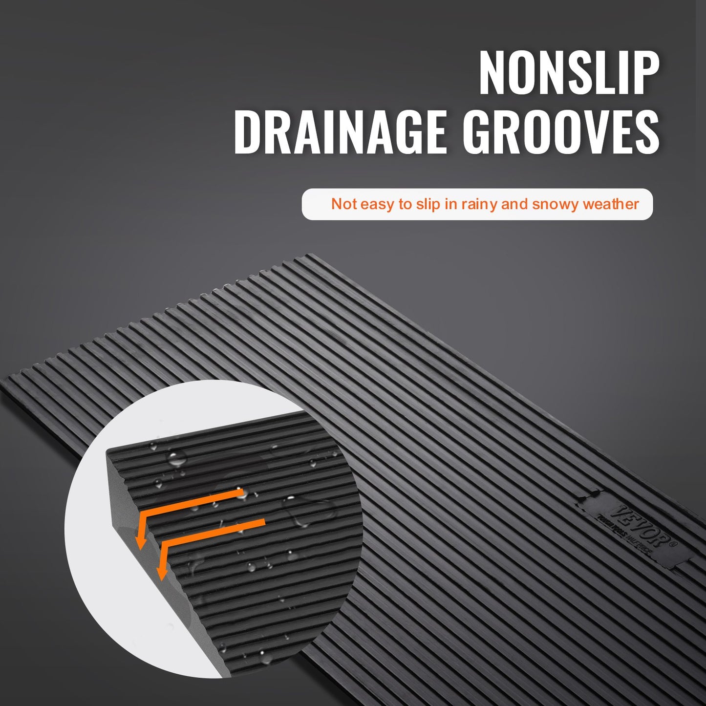 4,7 cm klippbar tröskelramp för soprobot, 91 cm bred rullstolsramp i naturgummi, halkfri massiv gummiramp med dubbelhäftande tejp för dörröppningar, uppfarter, badrum, slät kakel