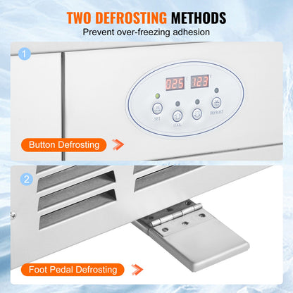 Stekt glassrullmaskin, 2 st 13,8" x 13,8" fyrkantiga wokformar, kommersiell rostfri glassmaskin med kompressor och 4 skrapor, för glass, fryst yoghurt