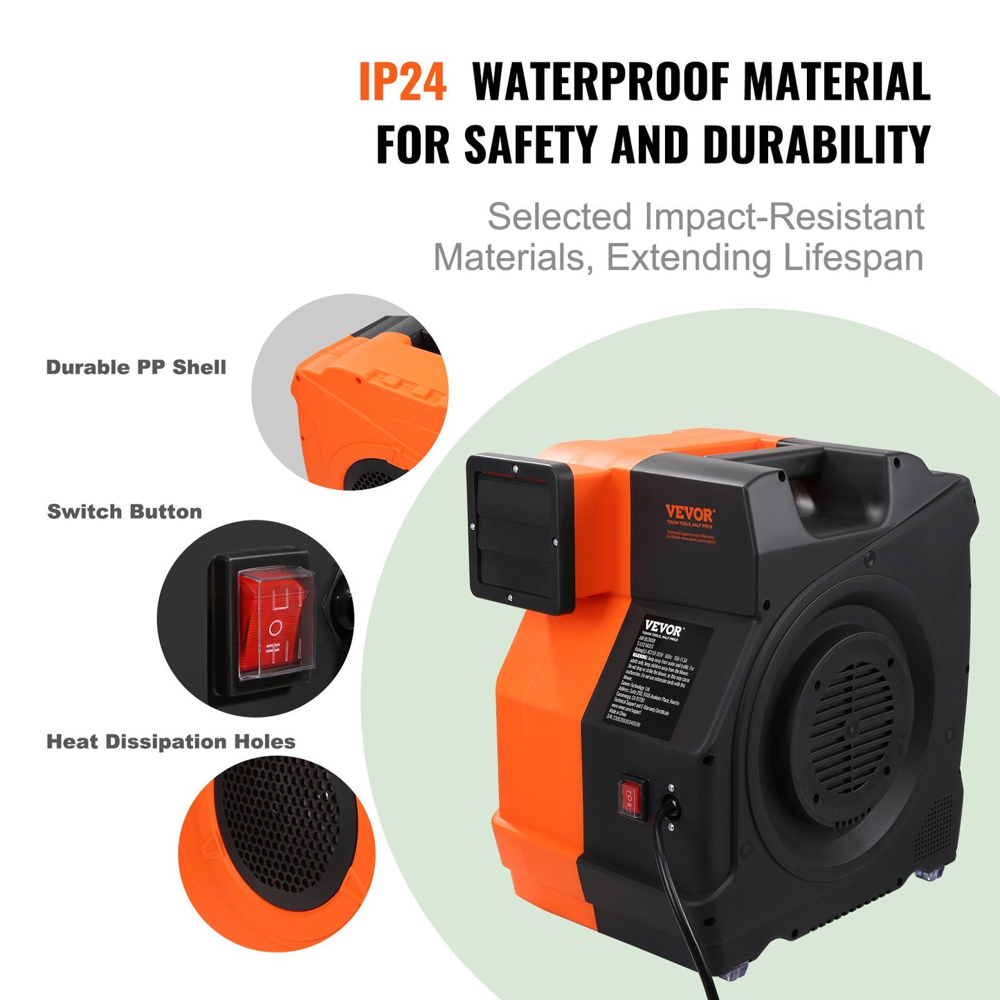 Inflatable Blower, 1100W, 1.5 & 1.7 HP Bounce House Blower, Pump Commercial Air Blower for Inflatables, 3100 RPM Bouncy Castle Electric Fan for Bounce House, Waterslides, Tested to UL Standards