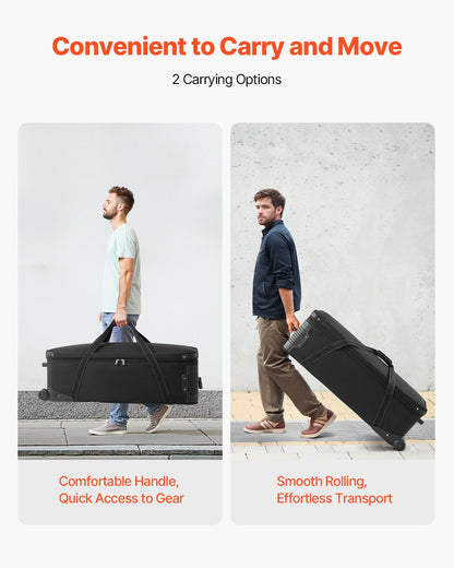 Studio Equipment Trolley Case 100x38x32cm (39.37 x 14.96 x 12.60 in) Rolling Camera Bag